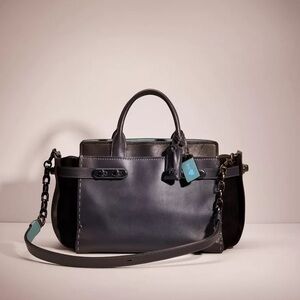 Coach Reloved Double Swagger Tote Bag Colorblock